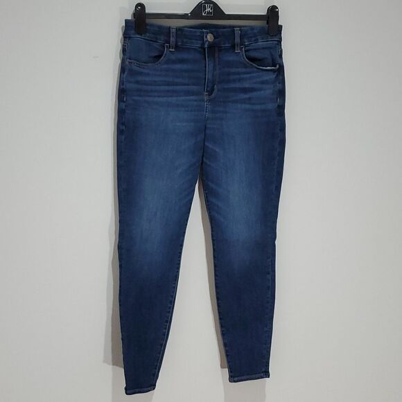 american eagle next level stretch 30x29 size 8 curvy jeggings - Picture 2 of 8